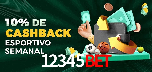 10% de bônus de cashback na 12345bet