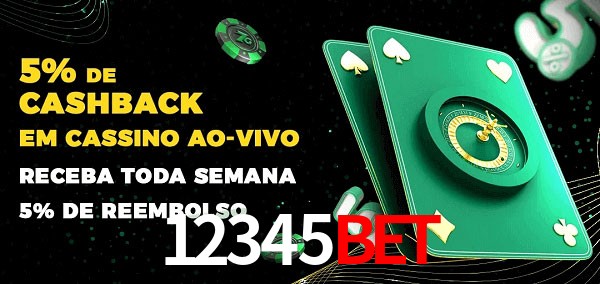 Promoções do cassino ao Vivo 12345bet